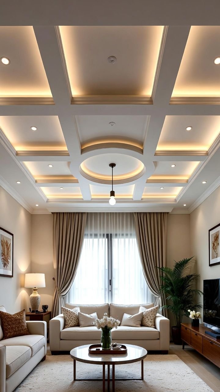 Detail plafon rumah untuk ruang yang nyaman