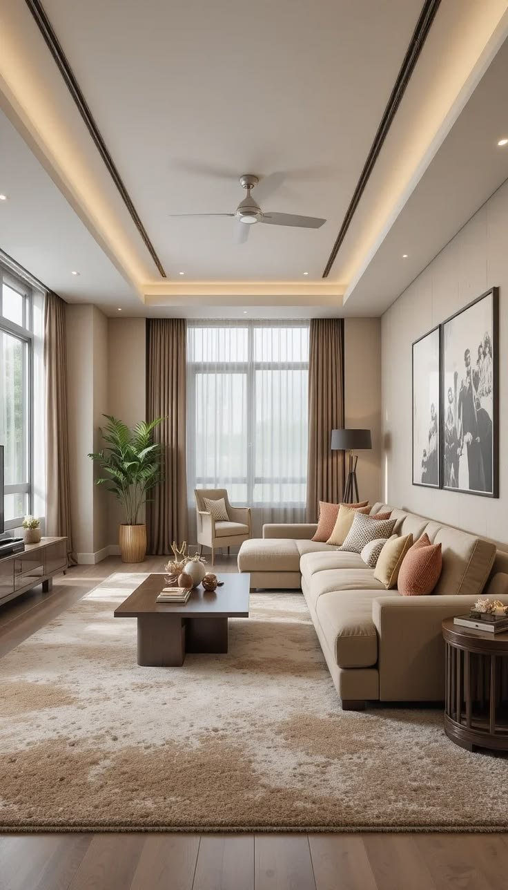 Inspirasi interior dan plafon rumah